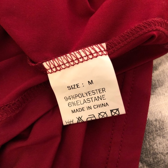 Tobi Wrap Dress in Wine - like new! - Picture 5 of 6